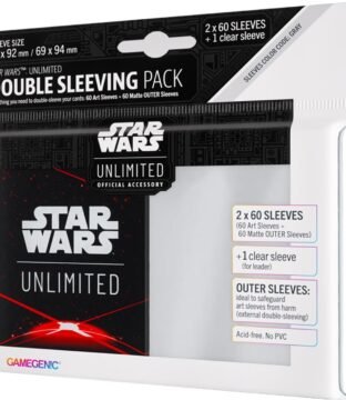 Star Wars: Unlimited Art Sleeves Double Sleeving Pack – Space Red