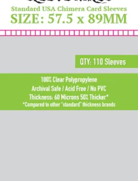 Micas Sleeve Kings Standard USA Chimera (57.5x89mm) – 110 Pack