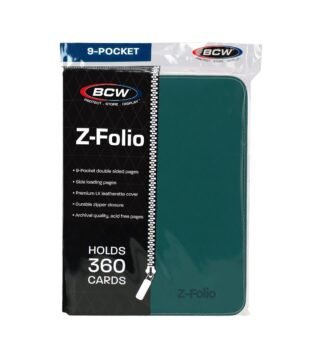 Portfolio: 9-Pocket Zippered LX- Teal