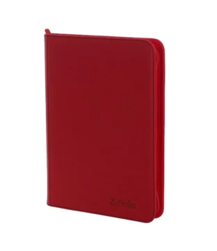 Portfolio: 9-Pocket Zippered LX- Red