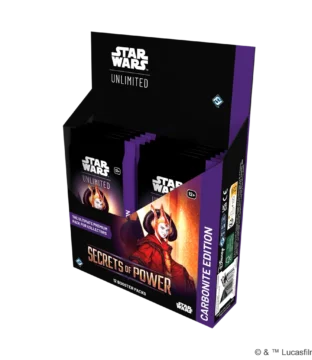 Star Wars: Unlimited – Secrets of Power: Carbonite Booster Display
