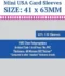 Micas Sleeve Kings Mini USA (41x63mm)