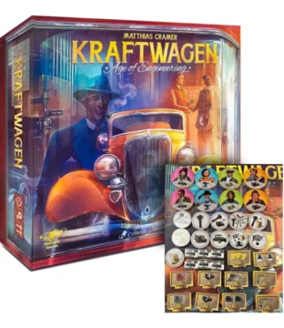 Kraftwagen + Tokens de madera