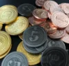 50 Metal Coin Board Game Upgrade Set (Industrial Coins)