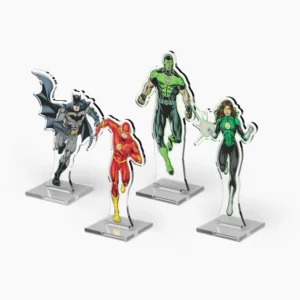 DC 2DZ: Acrylic Standees Pack 1 (Batman, The Flash, Simon Baz, Jessica Cruz)