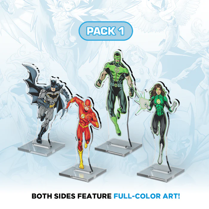 DC 2DZ: Acrylic Standees Pack 1 (Batman, The Flash, Simon Baz, Jessica Cruz) - Image 2