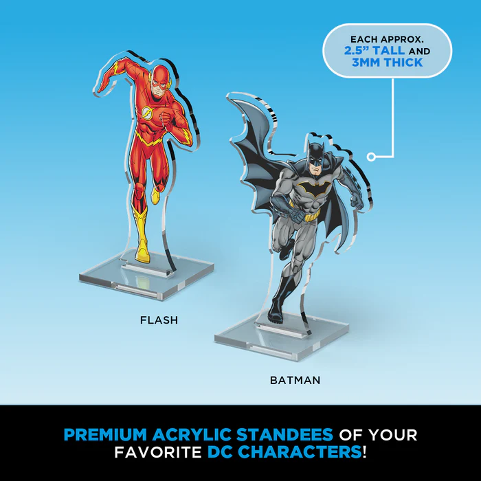 DC 2DZ: Acrylic Standees Pack 1 (Batman, The Flash, Simon Baz, Jessica Cruz) - Image 3