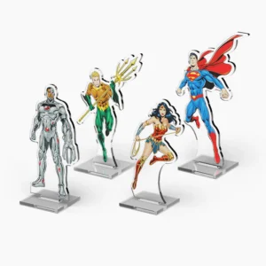 DC 2DZ: Acrylic Standees Pack 2 (Superman, Wonder Woman, Aquaman, Cyborg)