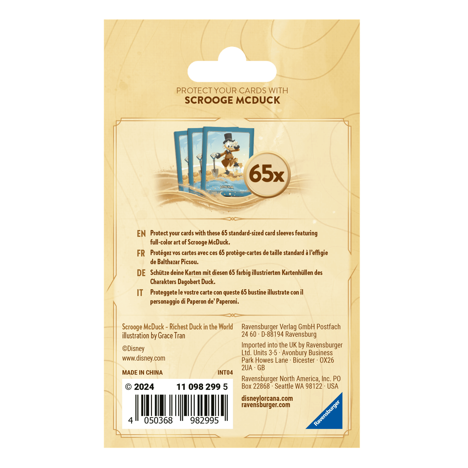 Lorcana Card Sleeves Mc Pato - Image 3