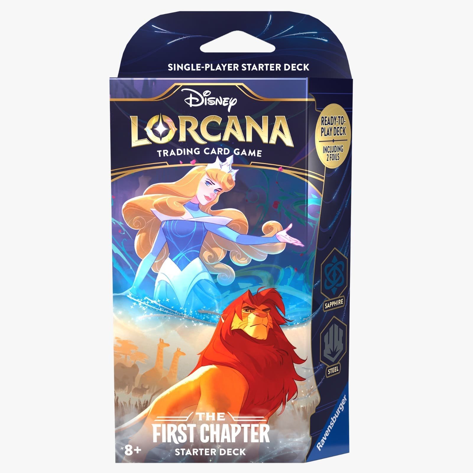 Disney Lorcana Starter Deck Shaphire-Steel "The First Chapter"