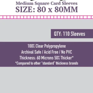 Micas Sleeve Kings Medium Square (80x80mm)