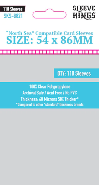 Micas Sleeve Kings North Sea (54x86mm)