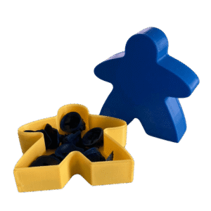 Cajas Meeple (amarilla y roja)