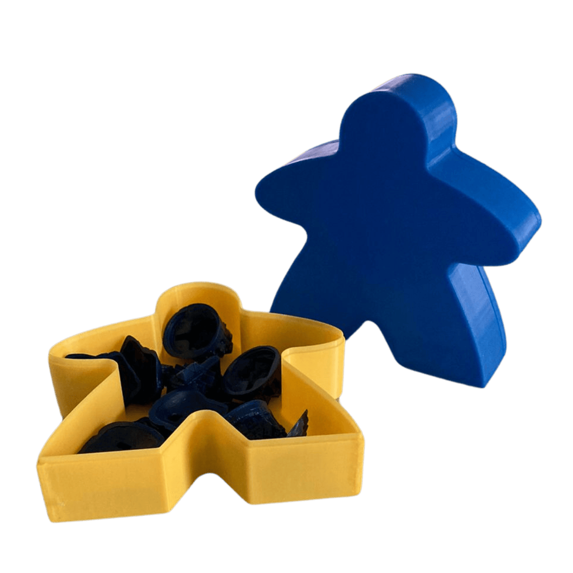 Cajas Meeple (amarilla y roja)