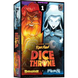 Dice Throne 1 Bárbaro vs Elfa lunar