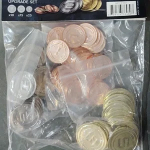 50 Metal Coin Board Game Upgrade Set (Sci-Fi Coins)