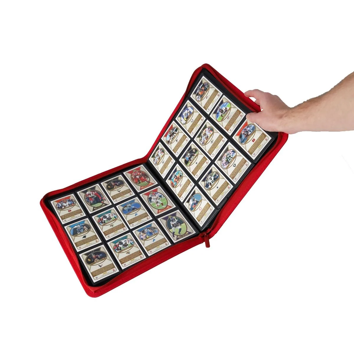 Portfolio: 12-Pocket Zippered LX (Red) - Image 3