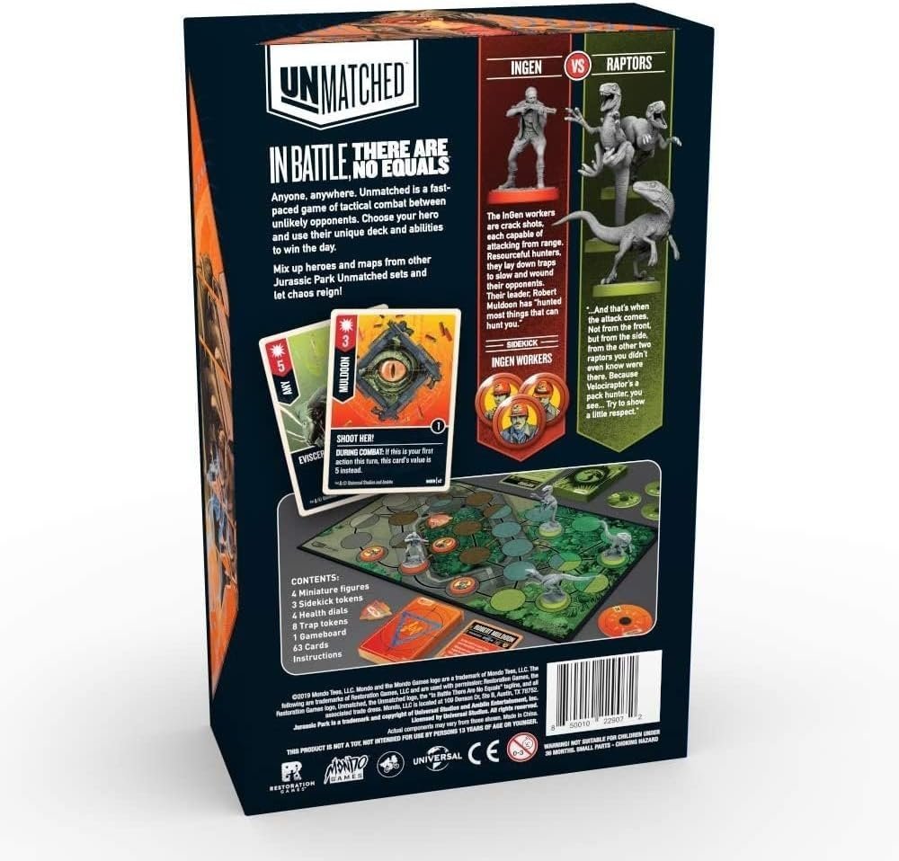 Unmatched: Jurassic Park- Ingen vs. Raptors - Image 3