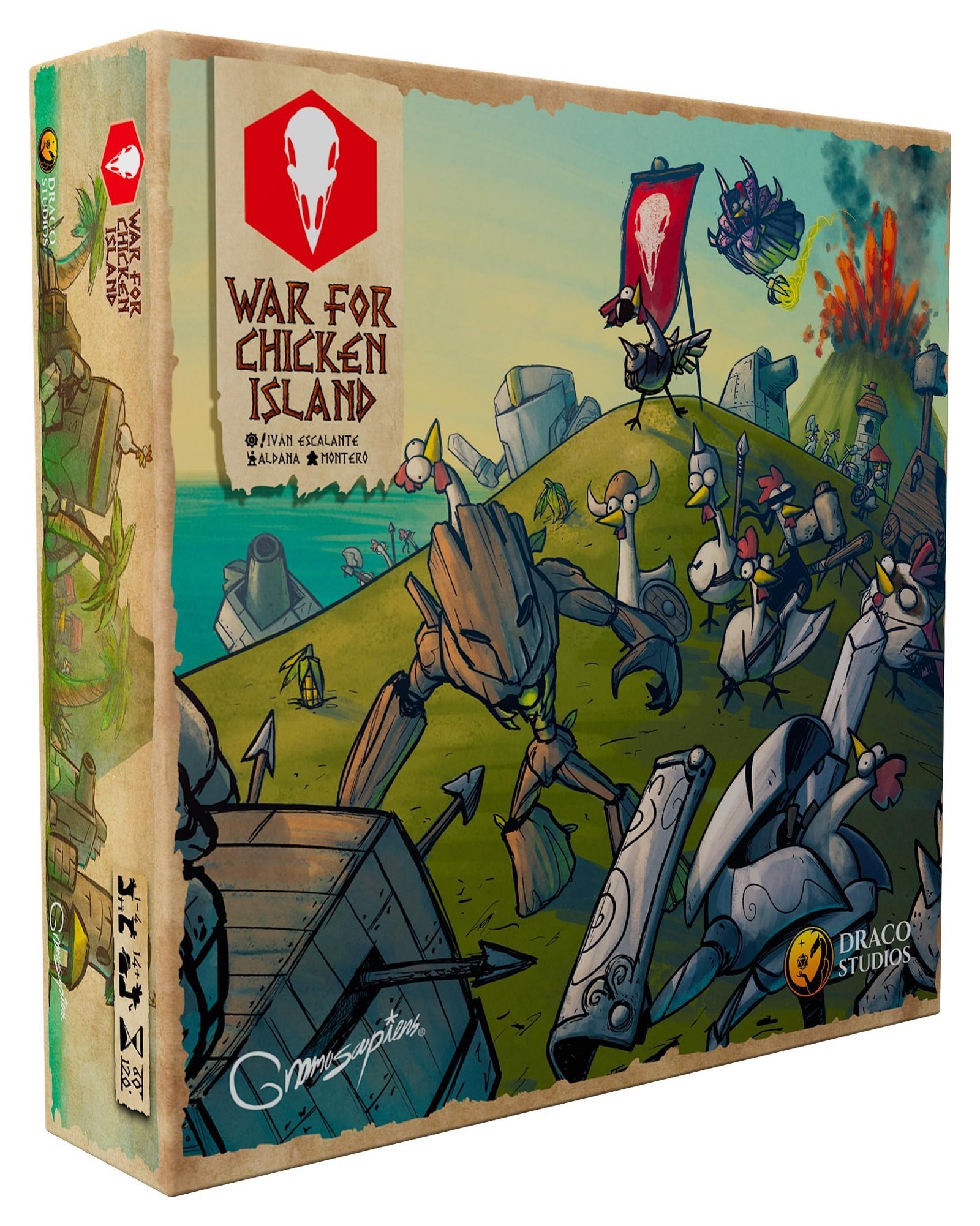 War for Chicken Island + 6 Cartas Promo