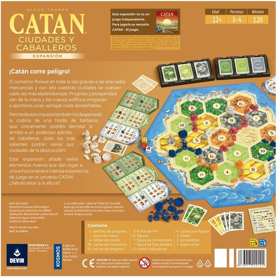 Catan Expansión: Ciudades y Caballeros - ESPAÑOL - Image 2