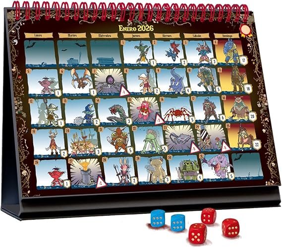 Calendario 365 Aventuras: Mazmorras 2026 - Image 2