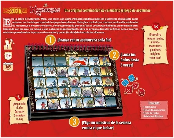 Calendario 365 Aventuras: Mazmorras 2026 - Image 3