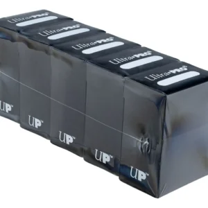 Deckbox Ultra Pro 80+: Solid Black (pack 5)