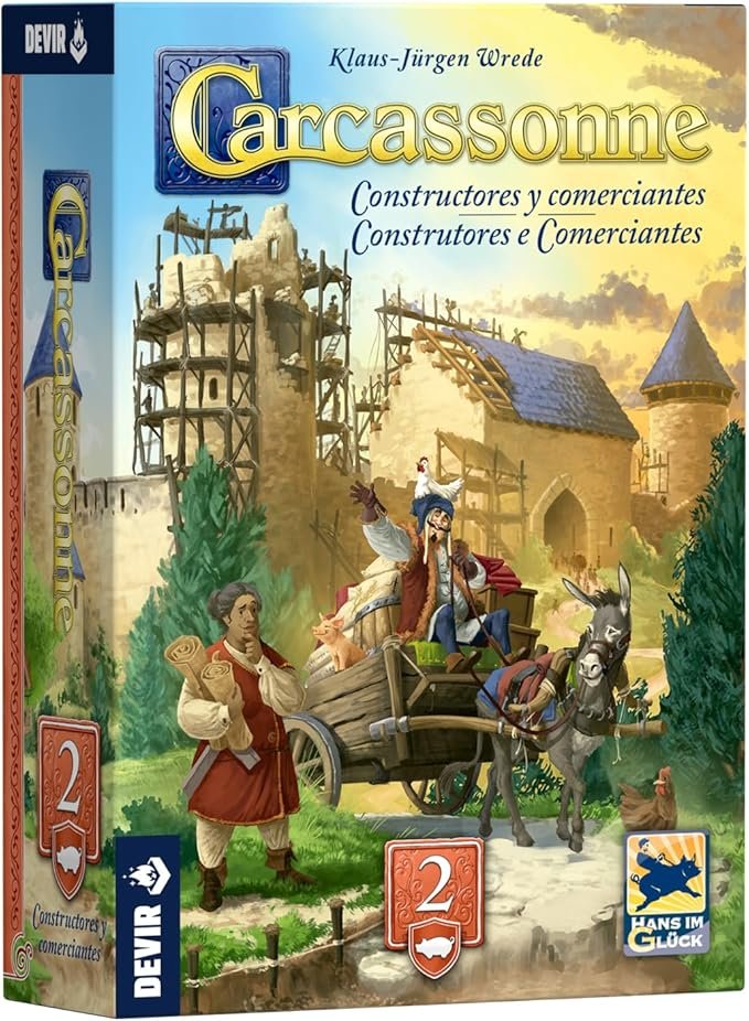 Carcassonne: Constructores y Comerciantes (3ª Edición)
