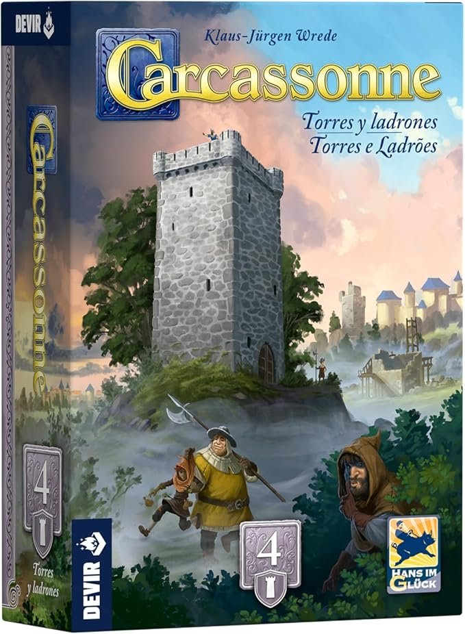 Carcassonne: Torres y Ladrones (3ª Edición)