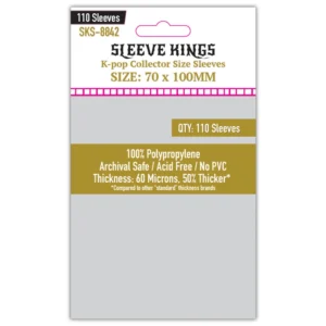 Micas Sleeve Kings Kpop Collector Size (70x100 mm)