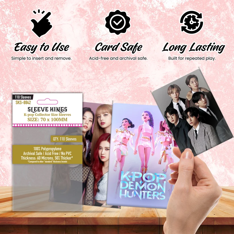 Micas Sleeve Kings Kpop Collector Size (70x100 mm) - Image 3