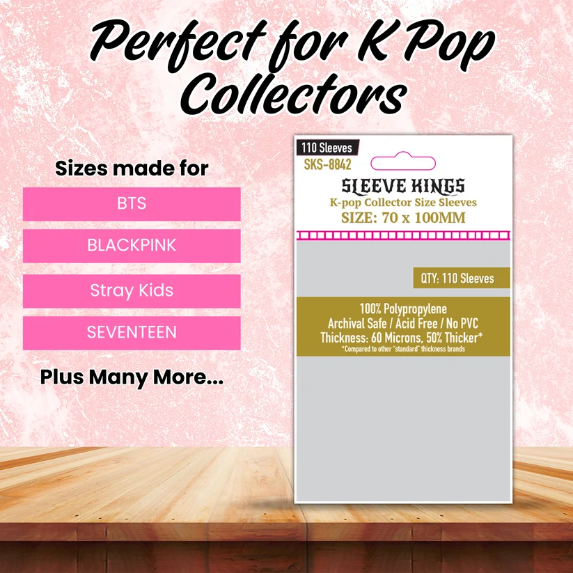 Micas Sleeve Kings Kpop Collector Size (70x100 mm) - Image 4