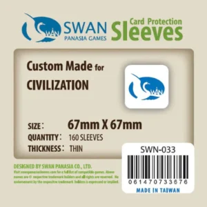Micas Swan Panasia 67x67mm - 160 pack Thin Sleeves