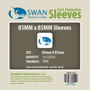 Micas Swan Panasia 85x85mm -130 Pack Thin Sleeves