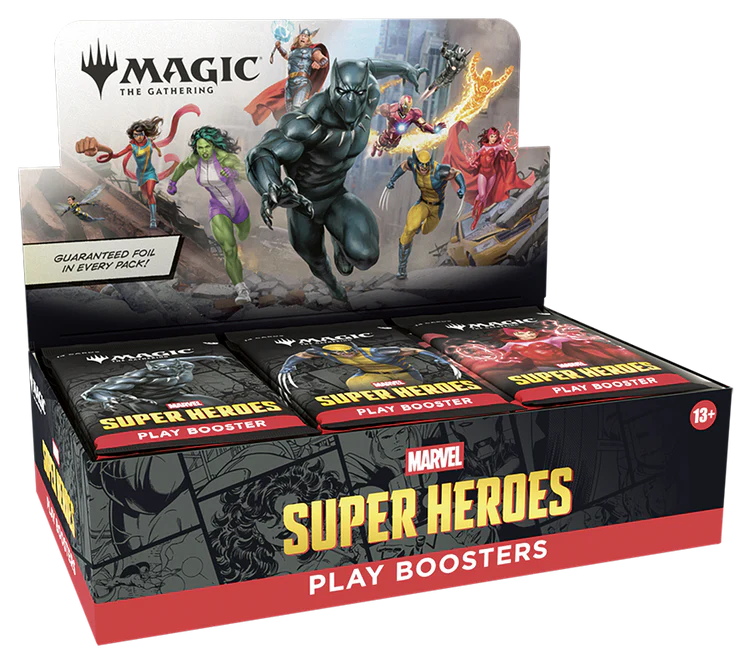 MTG: Marvel Super Heroes Play Booster Display