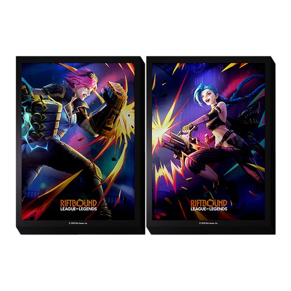 Card Sleeves Riftbound Vendetta: Vi vs Jinx - Image 2