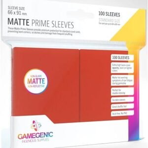MATTE Prime Sleeves: Red