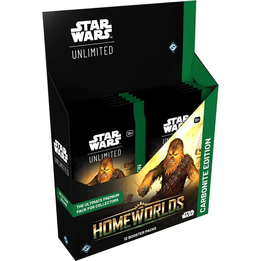 Star Wars Unlimited - Homeworlds: Carbonite Booster Display